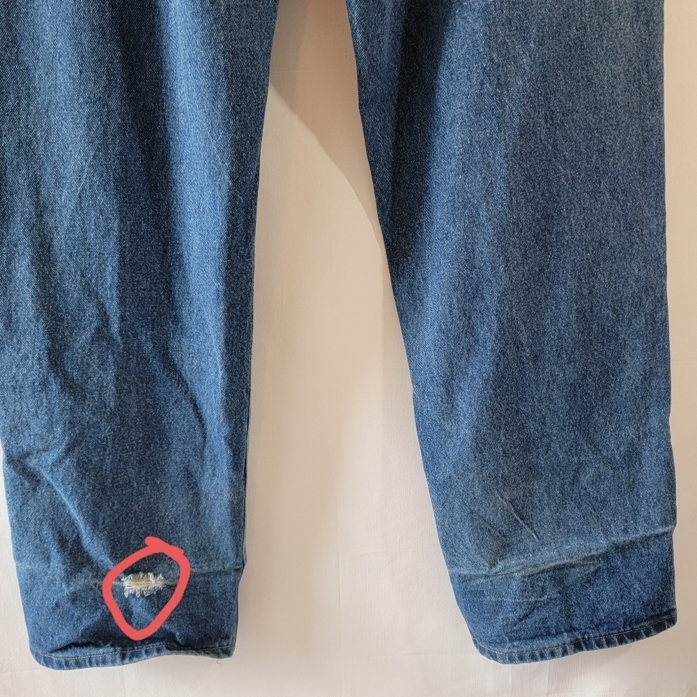 Carhartt Men's Big & Tall Jeans Size 44 × 34 Staright Leg Med Wash Work Outdoor - Picture 11 of 12